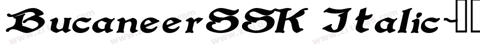 BucaneerSSK Italic字体转换